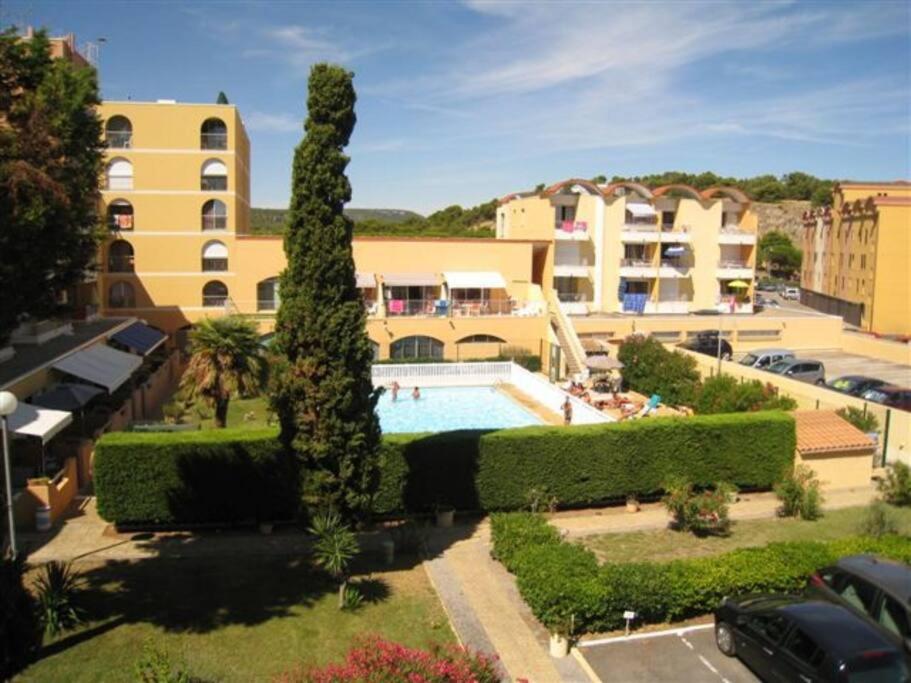 L'Escapade : Charmant T2 -Parking Gratuit, Piscine, Wifi, Clim Gruissan Exterior foto