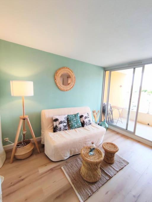 L'Escapade : Charmant T2 -Parking Gratuit, Piscine, Wifi, Clim Gruissan Exterior foto